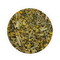 Thea Soothing Tea - 50 GM, Prepare 180 ML Water, boil at 90°C, add Thea Tea 1 Teaspoon, brew for 2-3 minutes, serve hot. You can add honey if required, Lemongrass, Peppermint and Chamomile